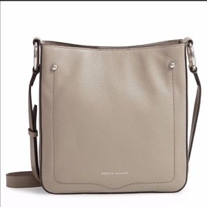 Rebecca Minkoff Jody Leather Crossbody Bag Taupe